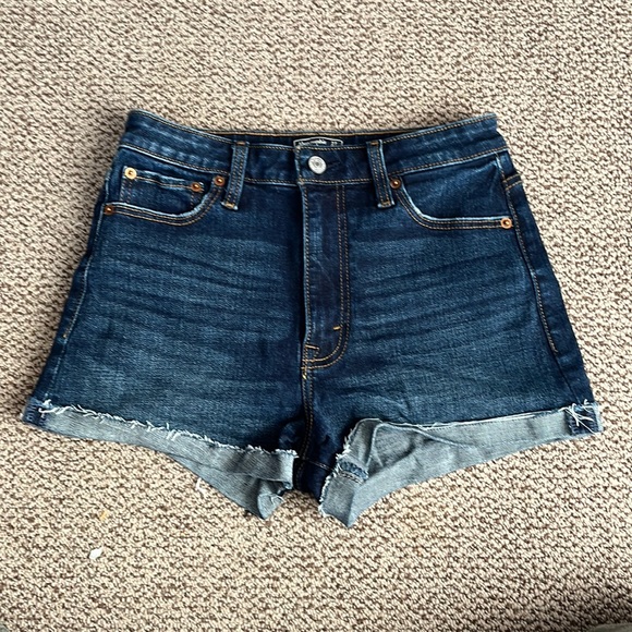 Abercrombie & Fitch Shorts Abercrombie High Rise Jean Shorts Poshmark